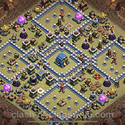 Base plan (layout), Town Hall Level 12 for clan wars (#30)