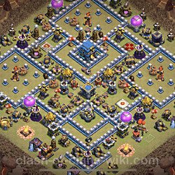 Base plan (layout), Town Hall Level 12 for clan wars (#5)