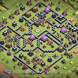 Base plan (layout), Town Hall Level 13 for trophies (defense) (#1316)