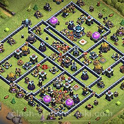 Base plan (layout), Town Hall Level 13 for trophies (defense) (#1355)