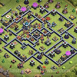 Base plan (layout), Town Hall Level 13 for trophies (defense) (#1431)