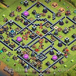 Base plan (layout), Town Hall Level 13 for trophies (defense) (#1447)