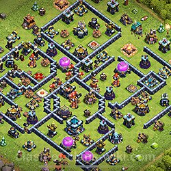 Base plan (layout), Town Hall Level 13 for trophies (defense) (#1448)