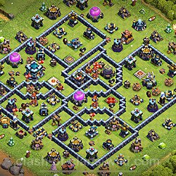 Base plan (layout), Town Hall Level 13 for trophies (defense) (#1452)
