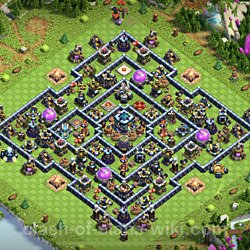 Base plan (layout), Town Hall Level 13 for trophies (defense) (#783)