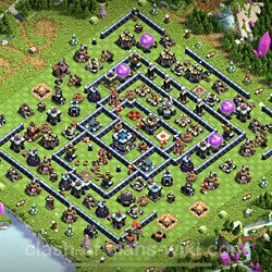 Base plan (layout), Town Hall Level 13 for trophies (defense) (#867)