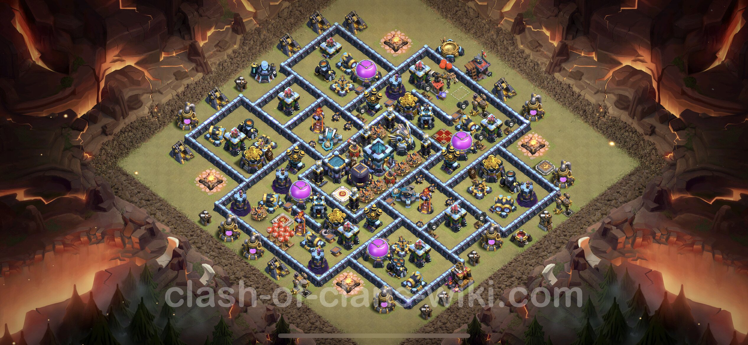 Best Anti Stars War Base Th With Link Anti Air Electro Dragon