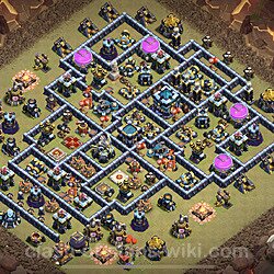 Base plan (layout), Town Hall Level 13 for clan wars (#1213)