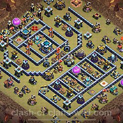 Base plan (layout), Town Hall Level 13 for clan wars (#1413)