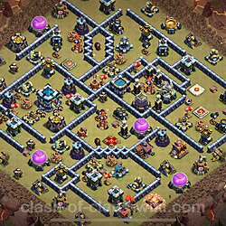 Base plan (layout), Town Hall Level 13 for clan wars (#1427)