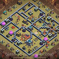Base plan (layout), Town Hall Level 13 for clan wars (#1450)