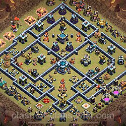 Base plan (layout), Town Hall Level 13 for clan wars (#1608)