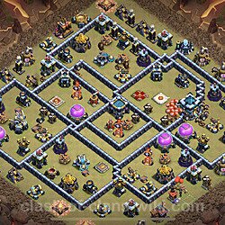 Base plan (layout), Town Hall Level 13 for clan wars (#179)