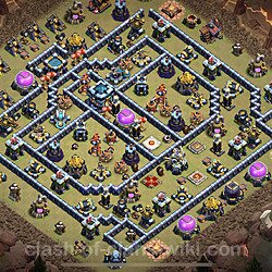Base plan (layout), Town Hall Level 13 for clan wars (#180)