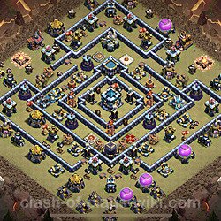 Base plan (layout), Town Hall Level 13 for clan wars (#186)