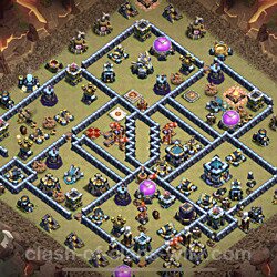 Base plan (layout), Town Hall Level 13 for clan wars (#813)