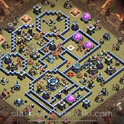 Base plan (layout), Town Hall Level 13 for clan wars (#869)
