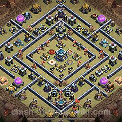 Die Base Rathaus LvL 13 für Clan Krieg (#992)
