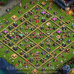 Base plan (layout), Town Hall Level 14 for trophies (defense) (#1543)