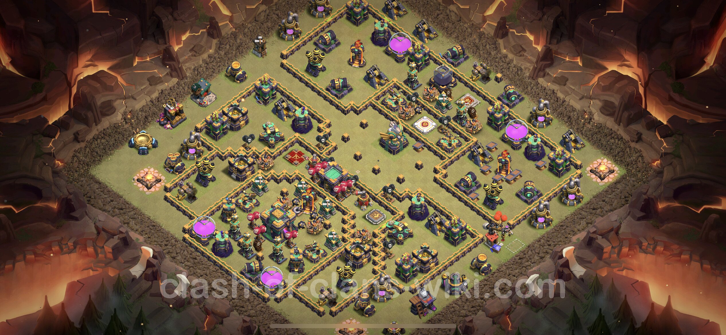 Best War Base TH14 With Link Anti Everything Town Hall Level 14 CWL