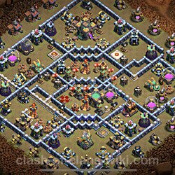 Base plan (layout), Town Hall Level 14 for clan wars (#101)