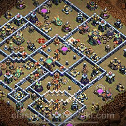 Base plan (layout), Town Hall Level 14 for clan wars (#106)