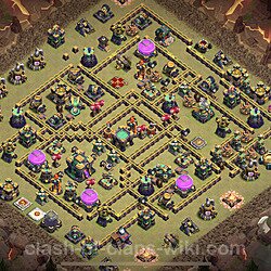Base plan (layout), Town Hall Level 14 for clan wars (#1185)