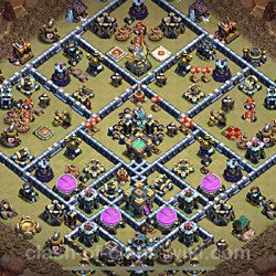 Base plan (layout), Town Hall Level 14 for clan wars (#17)