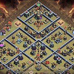 Base plan (layout), Town Hall Level 14 for clan wars (#21)