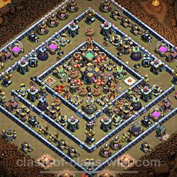 Base plan (layout), Town Hall Level 14 for clan wars (#64)