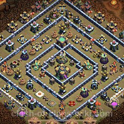Base plan (layout), Town Hall Level 14 for clan wars (#68)