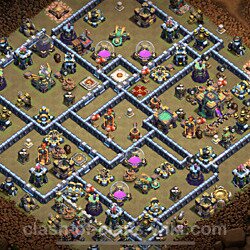 Base plan (layout), Town Hall Level 14 for clan wars (#72)