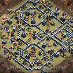 Base plan (layout), Town Hall Level 14 for clan wars (#8)
