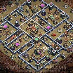 Base plan (layout), Town Hall Level 14 for clan wars (#83)