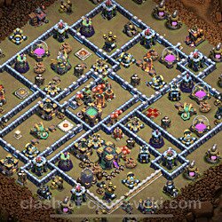 Base plan (layout), Town Hall Level 14 for clan wars (#98)