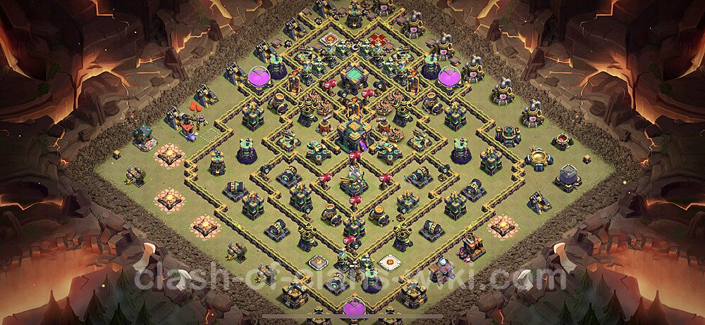 Best Anti Stars War Base Th With Link Legend League Town