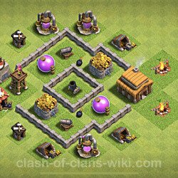 Base plan (layout), Town Hall Level 3 for farming (#154)