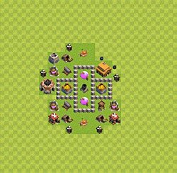 Base plan (layout), Town Hall Level 3 for farming (#25)