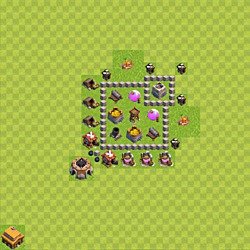 Base plan (layout), Town Hall Level 3 for farming (#29)