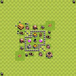 Base plan (layout), Town Hall Level 3 for farming (#34)