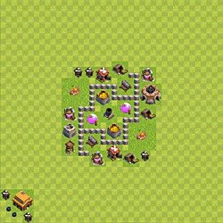 Base plan (layout), Town Hall Level 3 for farming (#35)