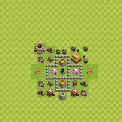 Base plan (layout), Town Hall Level 3 for farming (#37)
