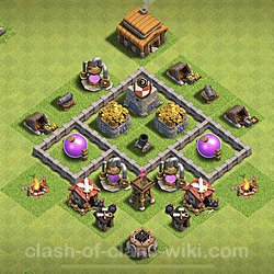 Base plan (layout), Town Hall Level 3 for farming (#45)