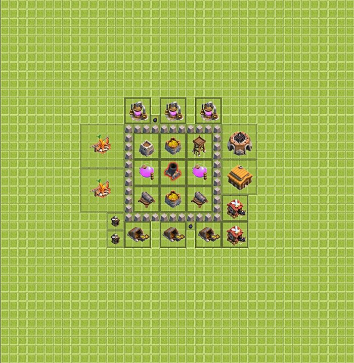 Base plan TH3 (design / layout) for Farming, #15