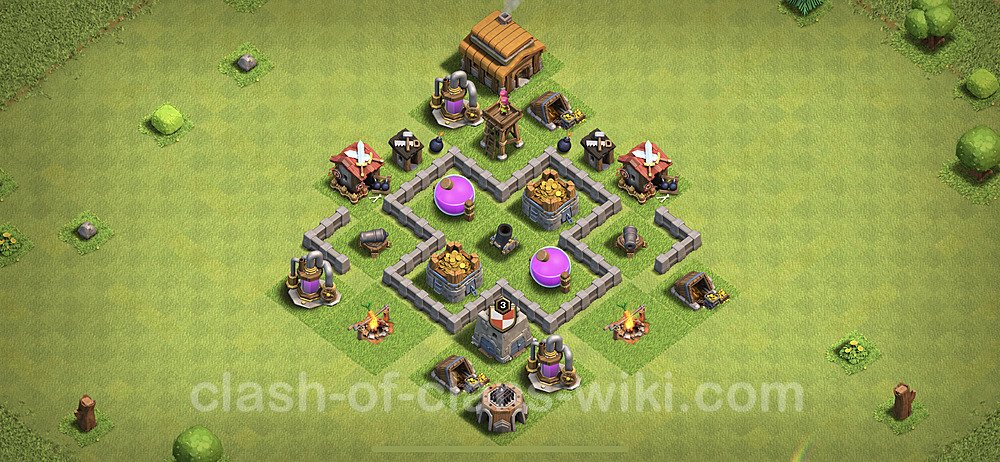 Base plan TH3 Max Levels for Farming, #43