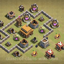 Base plan (layout), Town Hall Level 3 for clan wars (#24)