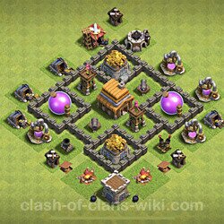 Base plan (layout), Town Hall Level 4 for farming (#175)