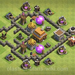 Base plan (layout), Town Hall Level 4 for farming (#177)