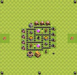 Base plan (layout), Town Hall Level 4 for farming (#25)