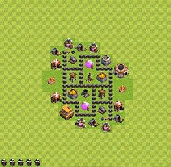 Base plan (layout), Town Hall Level 4 for farming (#33)